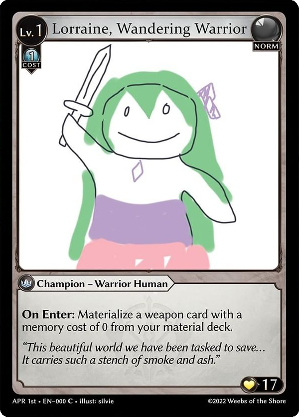 Lorraine, Wandering Warrior (APR 1st · EN-000 C).