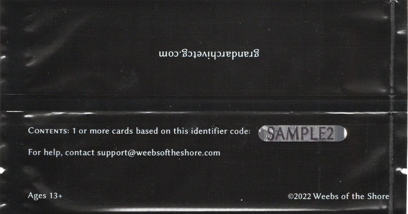 Grand Archive <code>SAMPLE2</code> Promotional Pack scan.