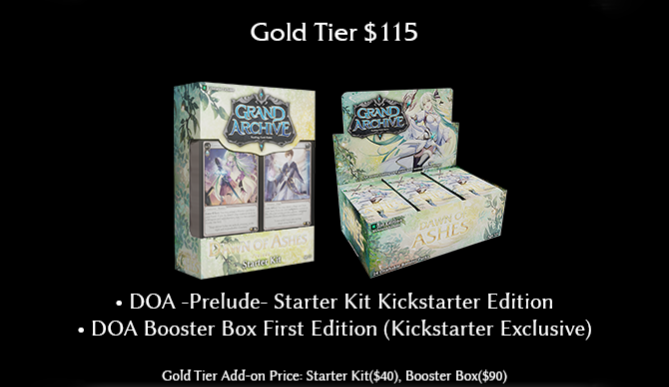 Gold Tier Kickstarter graphic.