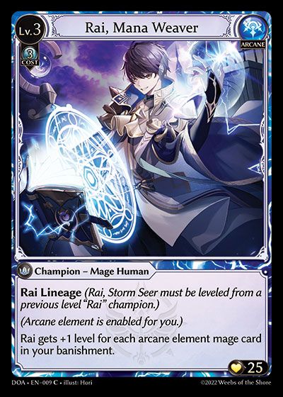 Rai, Mana Weaver
