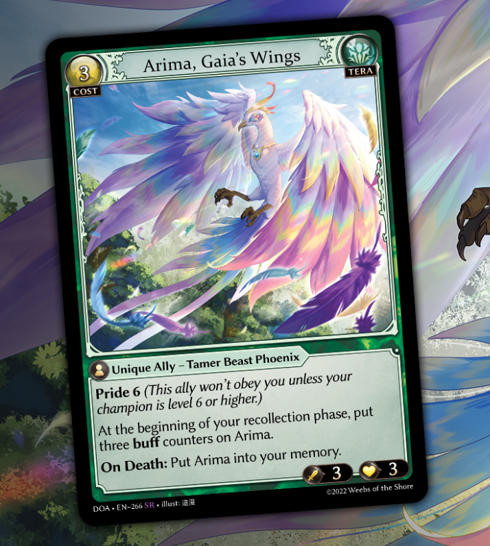 Arima, Gaia's Wings