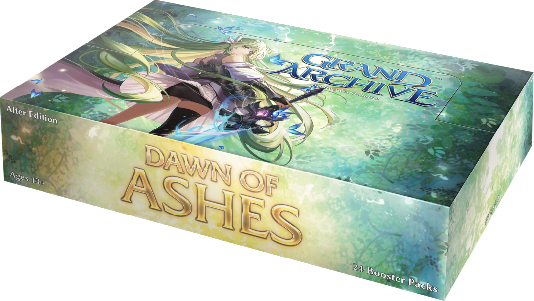Dawn of Ashes Alter Edition booster box product image.
