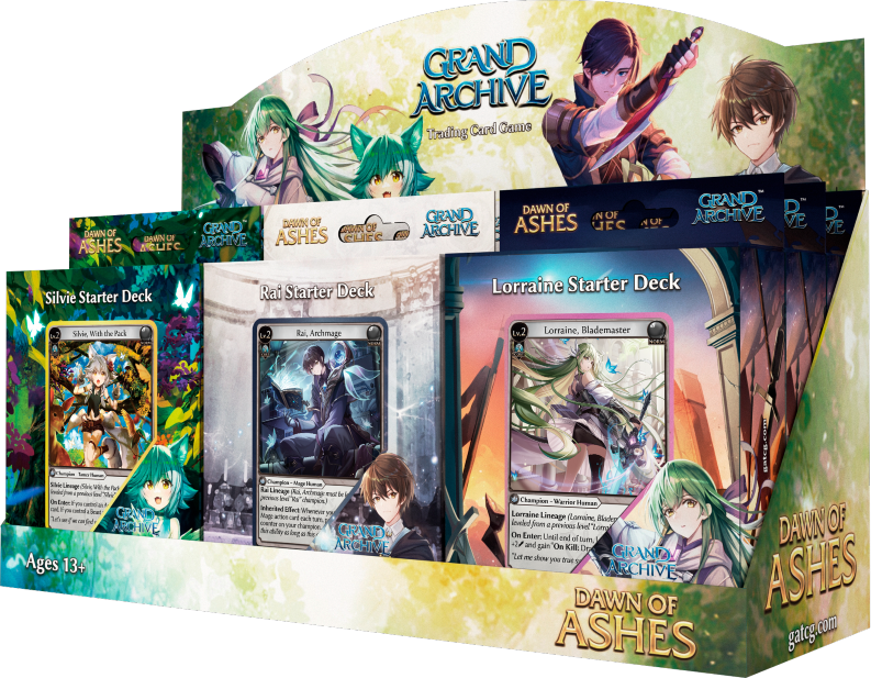 Dawn of Ashes Starter Decks Display product image.